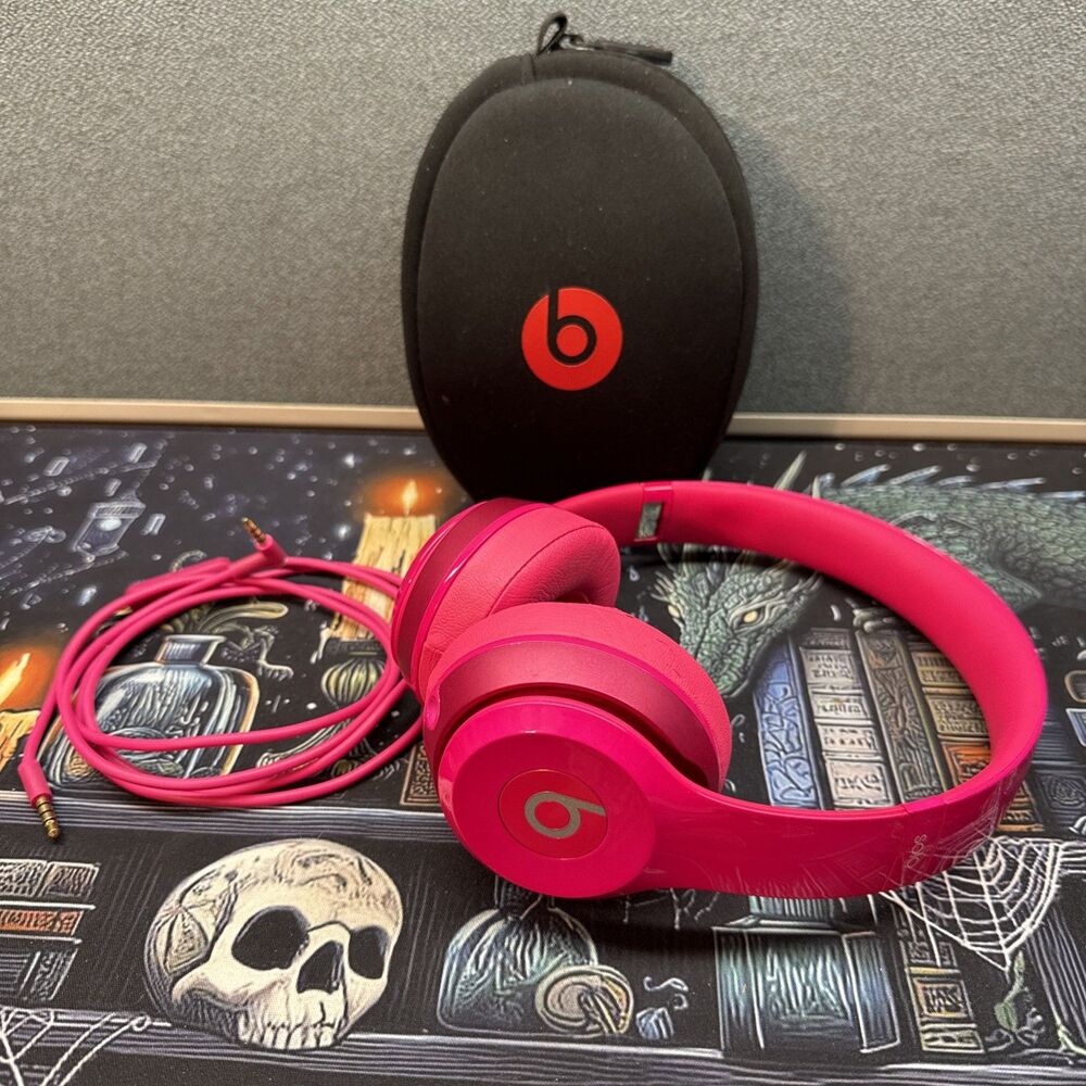 Beats by Dr. Dre Solo2 Over the Ear Wired Headphones - Pink
